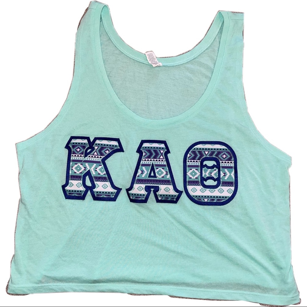 Kappa Alpha Theta Sorority Tank Top; Medium